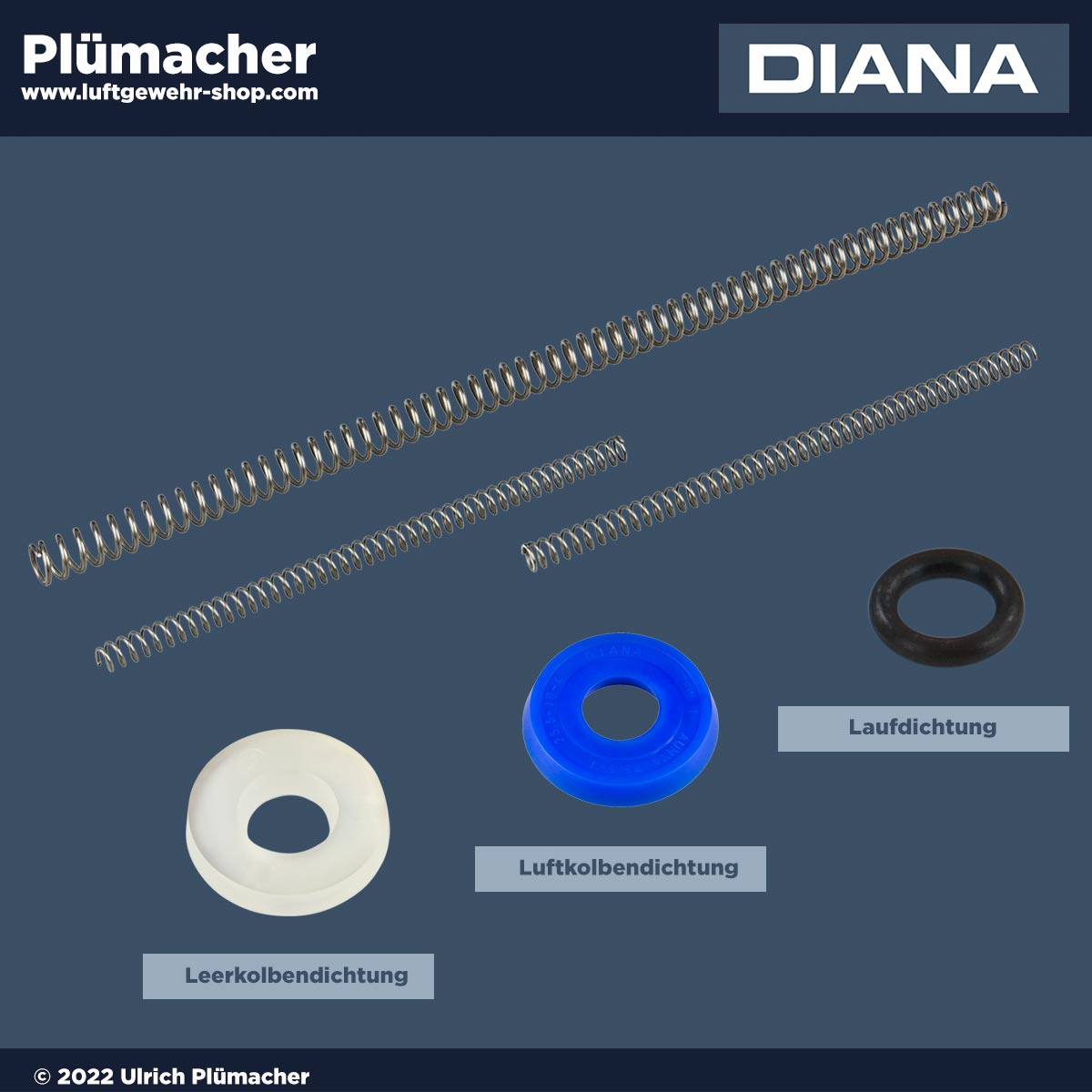 Reparatursatz Diana 6-6M-6G und DIANA 10 - machen Sie ihre Luftpistole wieder fit.