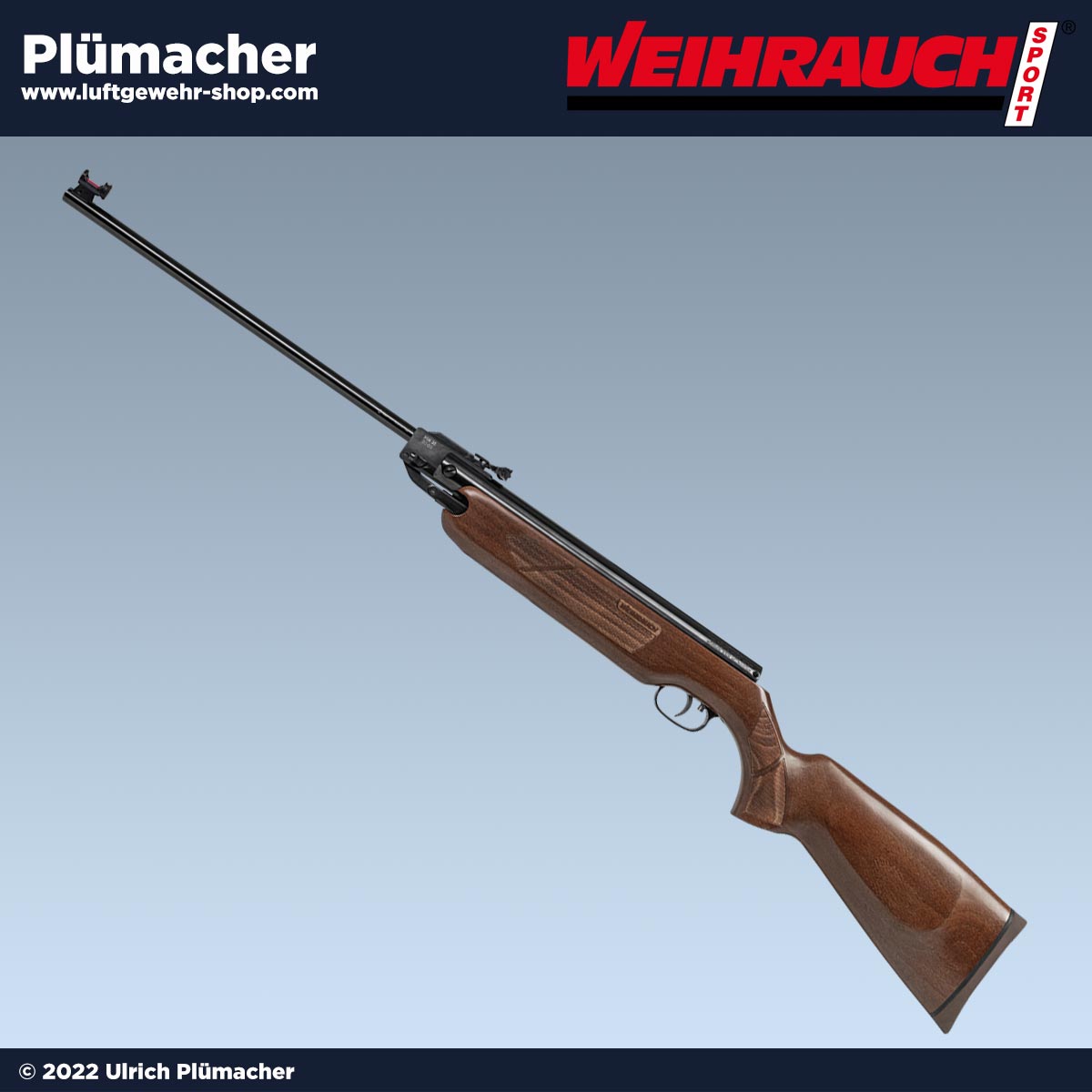 Weihrauch HW 35 Fiberoptik Luftgewehr - das HW35 mit kontrastreicher Fiberoptik Visierung