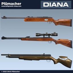 Diana Luftgewehre und Pressluftgewehre - Luftdruckwaffen von DIANA