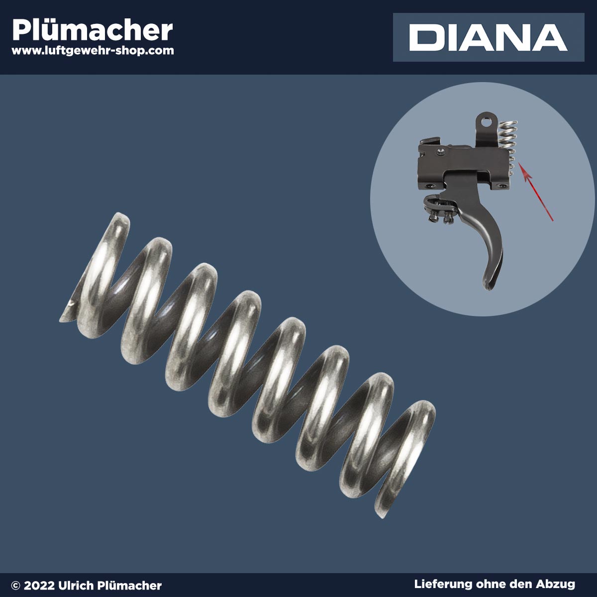 Abzugsfeder Luftgewehr Diana 25 D - Diana -27 -Diana 35 -Diana 50 Luftgewehr Ersatzteile