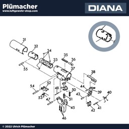 Schloßstück Diana Luftgewehre alte Ausführung