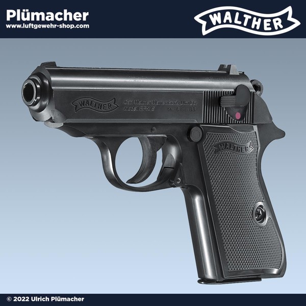 Softair Walther PPK Kaliber 6 mm mit einem 23 Schuss Magazin