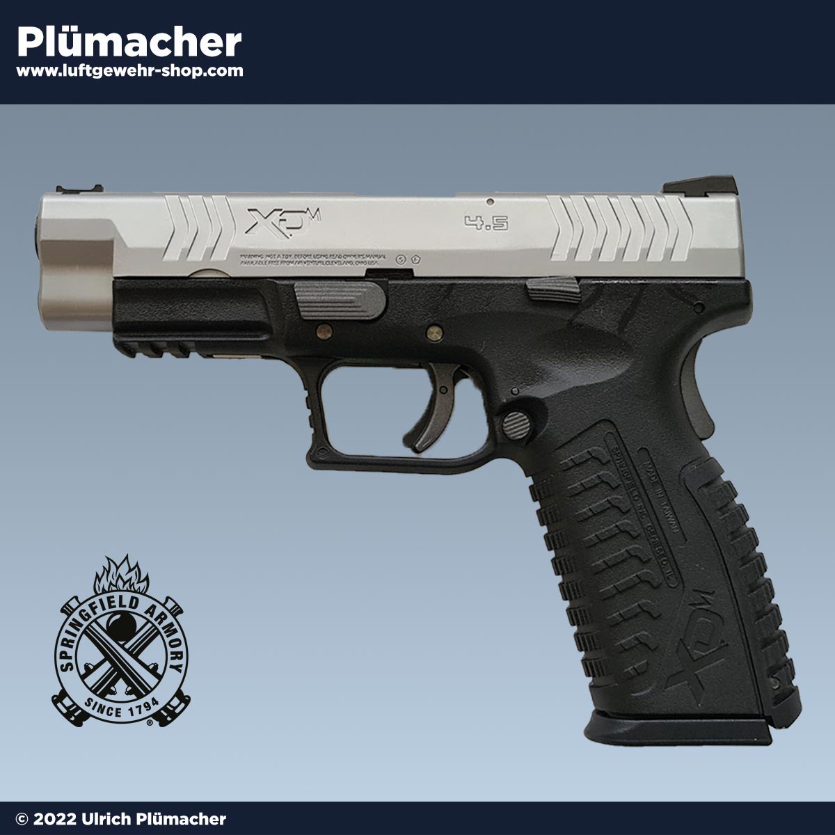 Springfield XDN CO2 Pistole Kaliber 4,5 mm BB