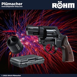 Röhm RG 89 Schreckschussrevolver mit Multi Shooter als Silvester Set