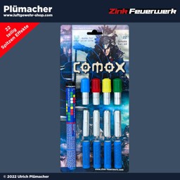 Comox Feuerwerk Set für Schreckschusswaffen - Zink Feuerwerk und Signalmunition