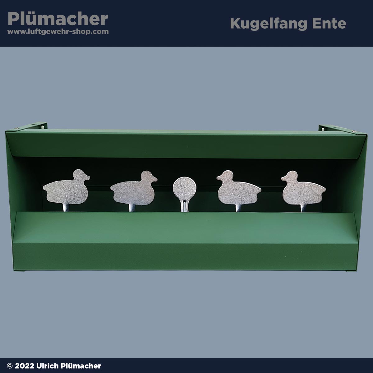 Kugelfang magnetisch Entenjagd - Kugelfangkasten für Luftgewehr und Luftpistole