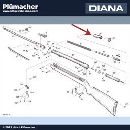Schloßstück Diana 27 - Ersatzteile für das DIANA 27 Luftgewehr