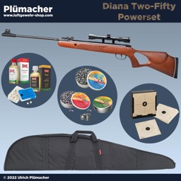 Diana Two Fifty Luftgewehr Sonderangebot mit Zielfernrohr, Munition und viel Zubehör