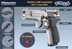 Walther P88 vernickelt Schreckschuss Pistole im Kaliber 9 mm PAK