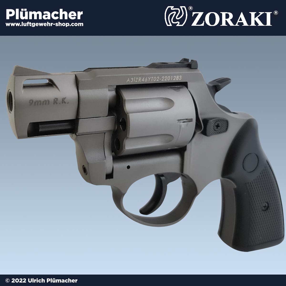 Zoraki R2 2 Zoll titan Schreckschuss Revolver 9 mm. Luftgewehr-Shop -  Luftgewehre, Schreckschusswaffen, CO2 Waffen, Luftpistolen kaufen