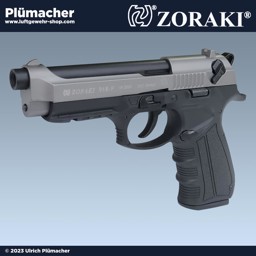 Zoraki 918 titan Schreckschusspistole im Kaliber 9 mm PAK mit einem 18 Schuss Magazin