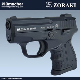 Zoraki 906 schwarz Schreckschusspistole Kal. 9 mm mit einem 6 Schuss Magazin