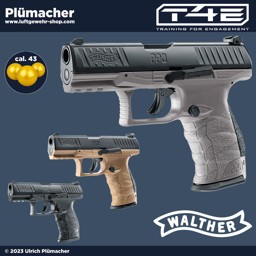 Walther T4E Pistolen cal. 43 - die Home Defence T4E-Pistolen von Walther