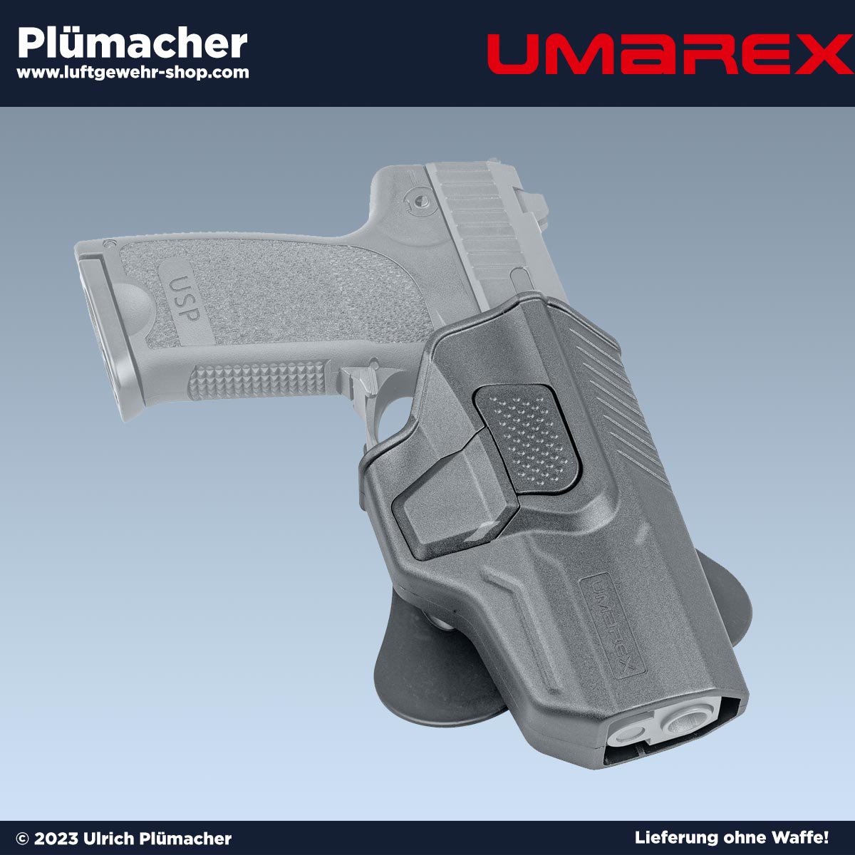 Schnellzieh Holster für Heckler & Koch USP, P8 und Röhm RG96