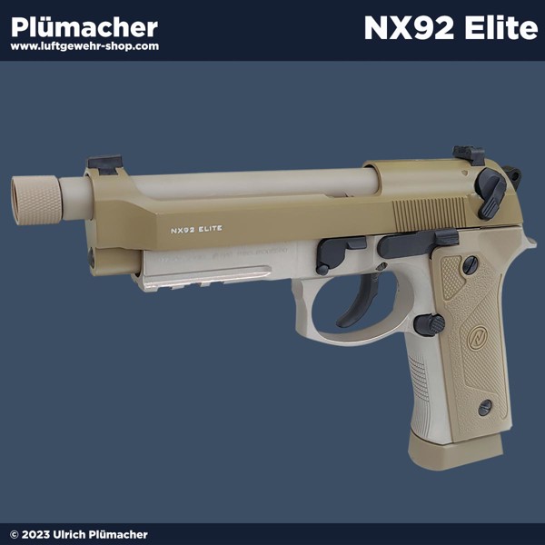 NX92 Elite Tactical Desert 4,5 mm CO2 Pistole
