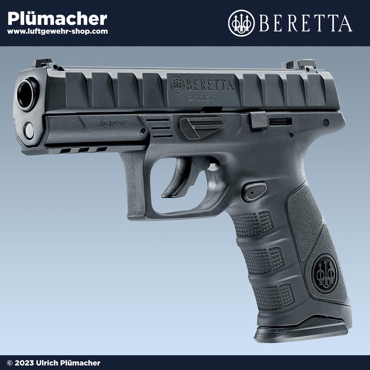 Beretta APX Softair 6 mm BB 1,6 Joule mit CO2 Antrieb