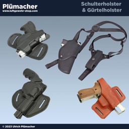 Holster für Pistolen und Revolver - Gürtelholster und Schulterholster für Ihre Pistole oder den Revolver
