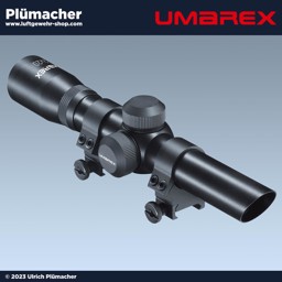 Zielfernrohr Umarex RS 2x20 für Kurzwaffen - kurzes Zielfernrohr für Pistolen und Revolver