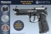 Beretta M92 FS schwarz CO2 Pistole mit einer 8 Schuss Trommel für Diabolos im Kaliber 4,5 mm