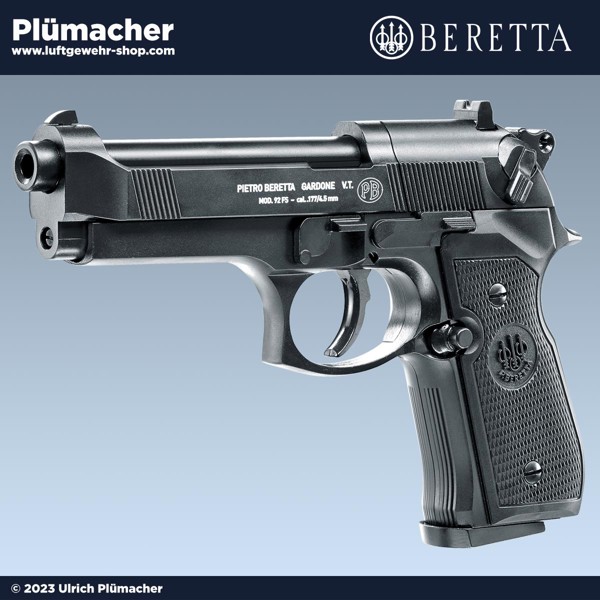 Beretta M92 FS CO2 Pistole black im Kaliber 4,5 mm Diabolo