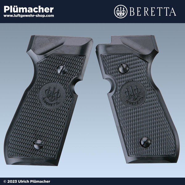 Griffschalen Beretta 92 FS un BERETTA 92 XX-Treme CO2 Pistolen - schwarze Griffschalen für die Beretta CO2 Modelle 92FS 