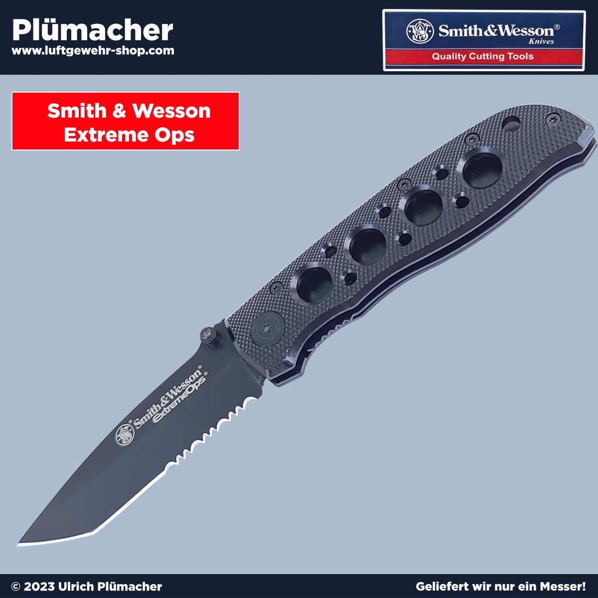 Smith & Wesson Extreme Ops Tanto  | ein Einhandmesser für den täglichen Gebrauch