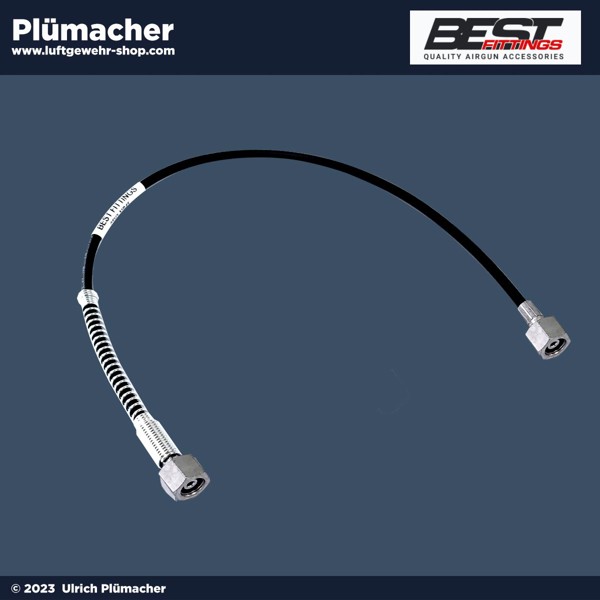 Best Fittings Pressluftschlauch 450 mm ⅛ BSP Female - ⅛ BSP Female