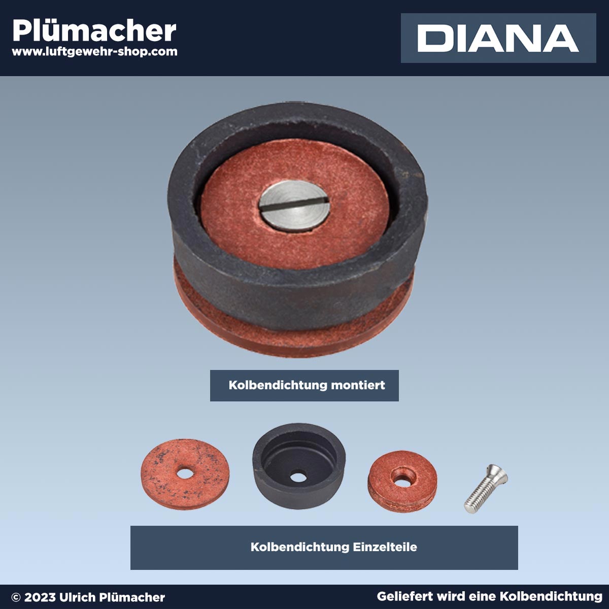 Kolbendichtung | Kolbenmanschette Diana 22 und Diana 23 Luftgewehr