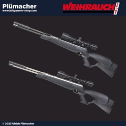Weihrauch HW 97 Black Line und Black Line STL Luftgewehre mit Unterspannhebel