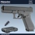 Bild von Glock 17 Gen5 Tungsten Grey Schreckschusspistole 9 mm P.A.