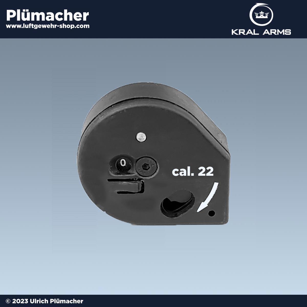 12 Schuss Magazin 5,5 mm Kral Pressluftgewehre Puncher NP-01|NP-03|Knight|Bullpup|Rambo