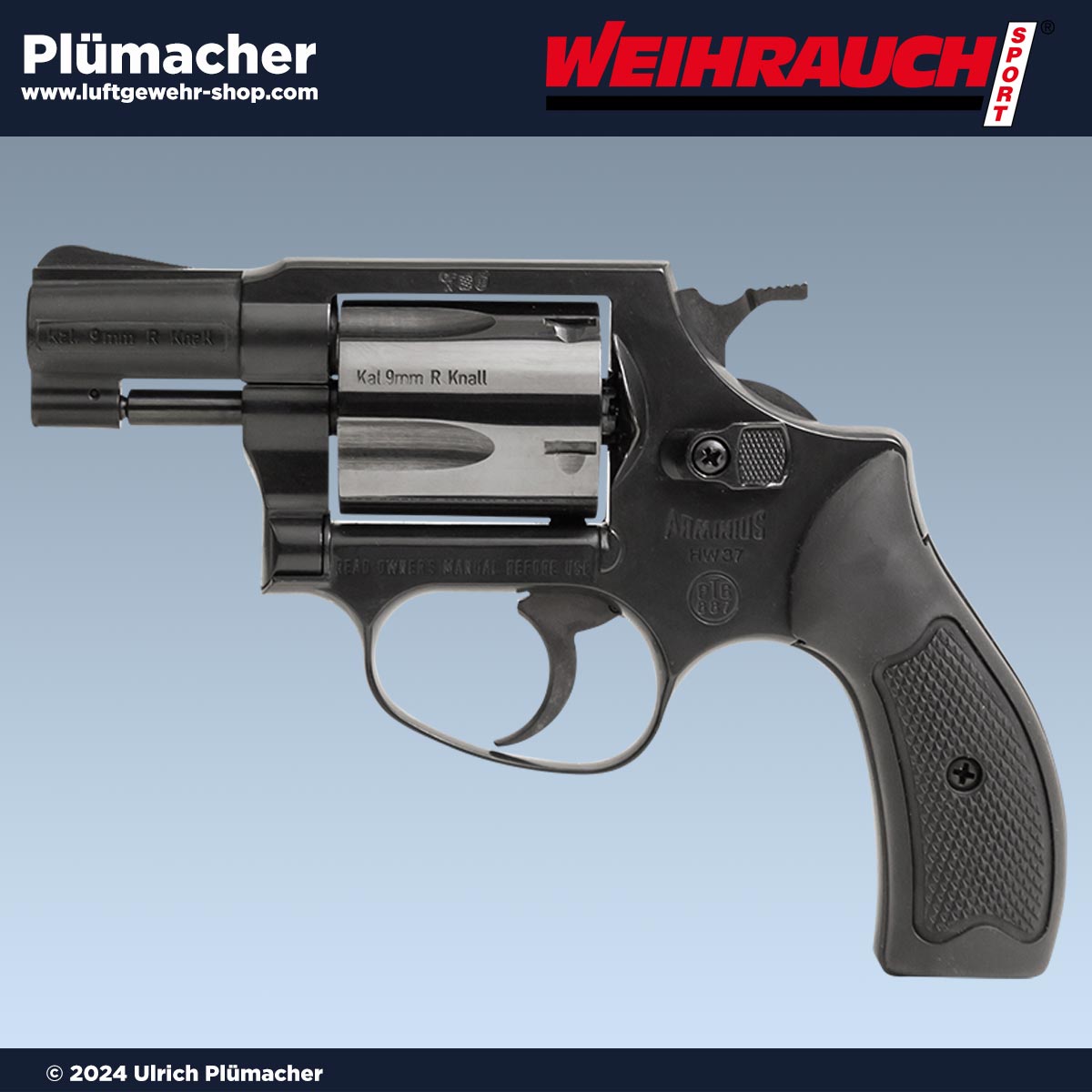 Weihrauch HW 37 Schreckschussrevolver im Kaliber 9 mm R