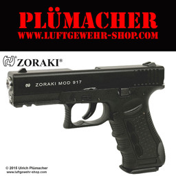 Bild von Zoraki Mod. 917 schwarz mit Chromteilen Schreckschuss Gaspistole 17 schüssig
