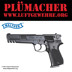 Walther CP88 Competition CO2 Pistole mit einem 8 Schuss Trommelmagazin