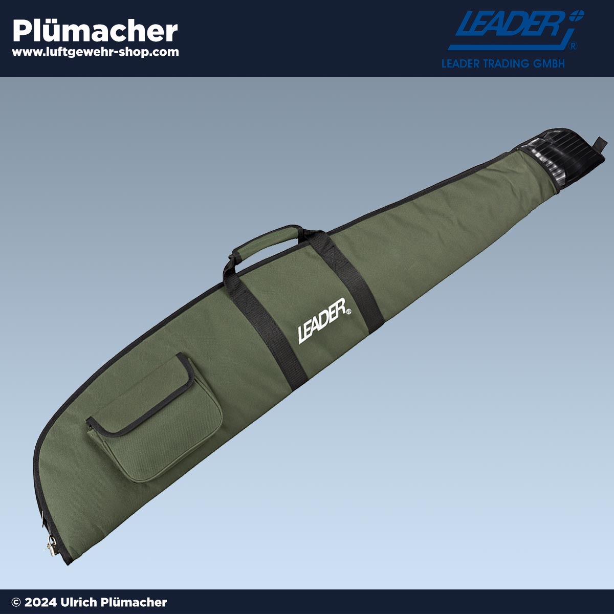 Gewehrtasche Grün 132 cm für Luftgewehre, Jagdgewehre und Sportgewehre