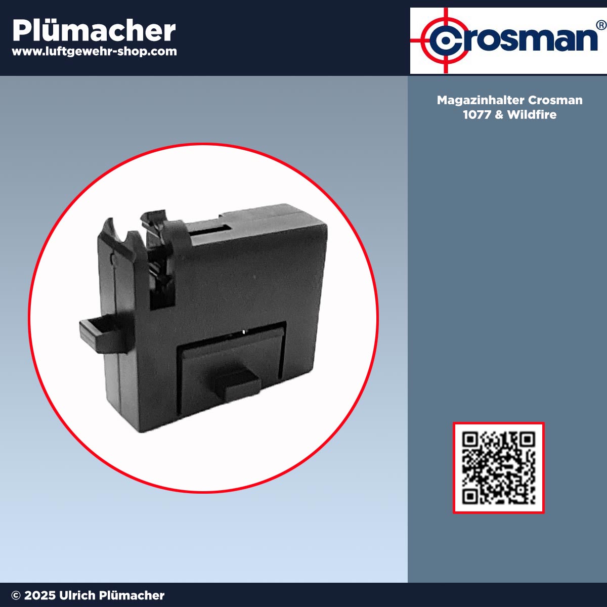 Magazinhalter für Crosman 1077 & Wildfire | Original Magazinatrappe kaufen