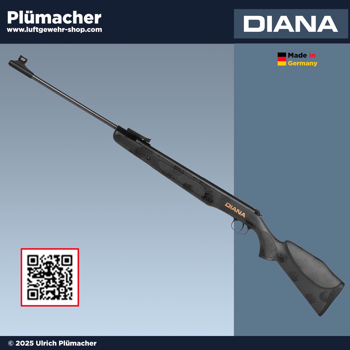 Bild von DIANA Panther 350 Magnum Anniversary grey-black – Luftgewehr 4,5 mm