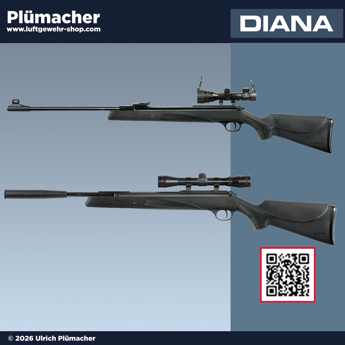 Diana Panther 31 Luftgewehr – sportliche Knicklaufmodelle mit Allwetterschaft