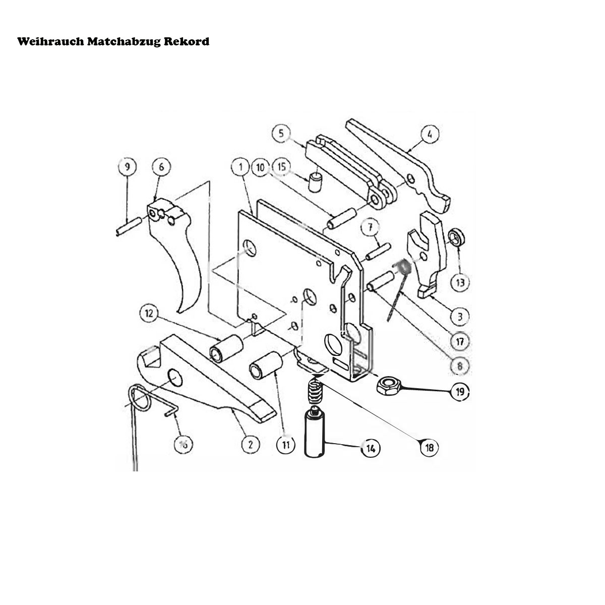 Weihrauch Luftgewehr Abzug Rekord