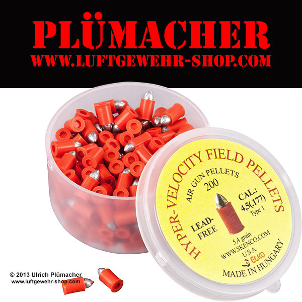 4 5mm Luftgewehr Munition Explodiert Beim Aufschlag Luftgewehr Munition 4,5 mm Hyper Velocity Field Pellets. Luftgewehr